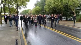 İstiklal caddesi'nde öldürülen halit ayar için sessiz yürüyüş