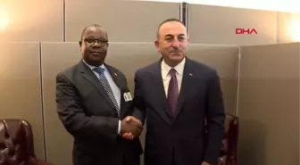 Çavuşoğlu, burundi dışişleri bakanı ezechiel nibigira ile görüştü