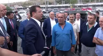 İbb başkanı imamoğlu, küçükçekmece'de incelemelerde bulundu