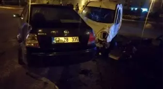 Zonguldak'ta trafik kazası: 2 yaralı