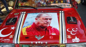 'Galatasaraylı araba', her maçta takımı stada uğurluyor ..!
