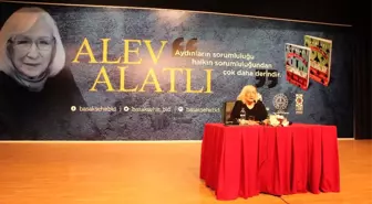 Ünlü yazar Alev Alatlı Başakşehir'e konuk oldu