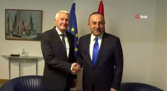 Bakan Çavuşoğlu, Avrupa Konseyi Eski Genel Sekreteri Jagland ile Görüştü