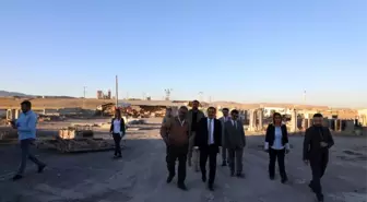 Kars'ta OSB yolu sıcak asfalta kavuşuyor