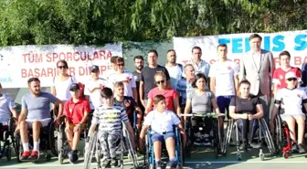 Tekerlekli sandalye tenis Türkiye şampiyonası Bodrum'da başladı