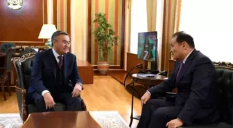 Türk Konseyi Genel Sekreteri, Kazakistan Dışişleri Bakanı ile bir araya geldi