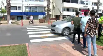 Antalya öğrencilerden yaya önceliği nöbeti