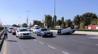 Başkentte trafik kazası: 2 yaralı