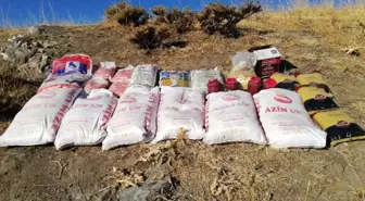 Bitlis'te 650 kilogram yaşam malzemesi ele geçirildi