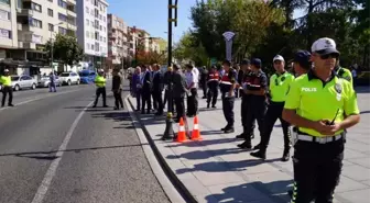 Çorlu'da yaya geçidi nöbeti etkinliği gerçekleştirildi