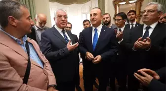 Dışişleri Bakanı Çavuşoğlu, Strasbourg'ta DATÜB ile görüştü