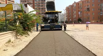 Erdemli'de beton yol uygulaması