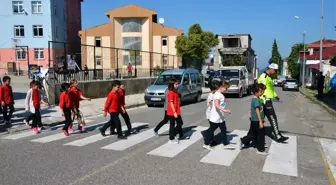 Kabadüz'de 'Yaya Geçidi Nöbeti' etkinliği