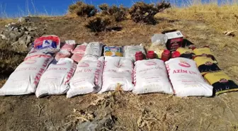 Teröristlere ait 650 kilogram yaşam malzemesi ele geçirildi