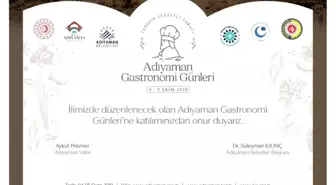 Adıyaman lezzetleri tanıtılacak