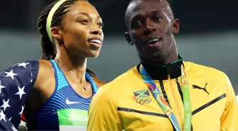 Allyson Felix, Usain Bolt'un altın madalya rekorunu kırdı