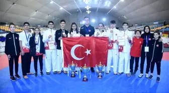 Milli taekwondoculardan 3 Avrupa şampiyonluğu