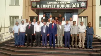 Muhtarlar, Emniyet Müdürü Ergüder ile bir araya geldi