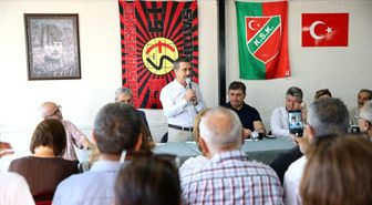 Tepebaşı Belediye Başkanı Ahmet Ataç'tan Karşıyaka'ya ziyaret