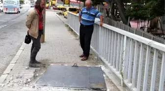 Yayanın kuyuya düşmesine neden olan demir kapak değiştirildi