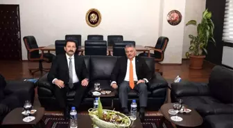 Vali Yazıcı'dan, Emniyet Müdürü Onar'a hayırlı olsun ziyareti
