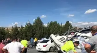 Otoyolda zincirleme kaza: 4 yaralı
