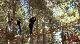 Adrenalin tutkunlarının yeni adresi 'Macera Parkı'