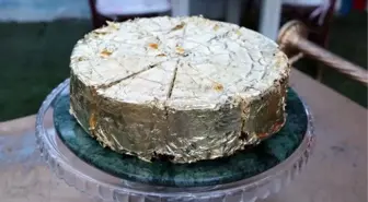 340 gram altınla yapıldı! İşte Türkiye'nin en pahalı pastası
