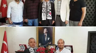 Beşiktaşlılar Kaymakam Öner'i ziyaret etti