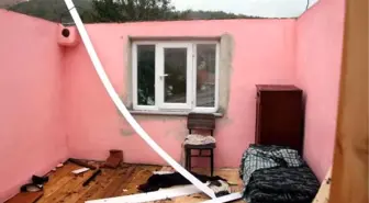 Bolu'daki hortumda 12 ev hasar gördü
