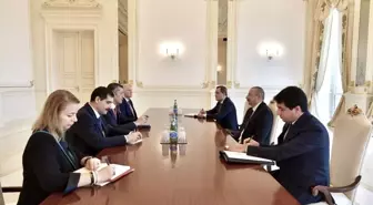 Cumhurbaşkanı Aliyev, Milli Eğitim Bakanı Selçuk'u kabul etti