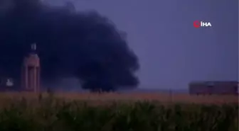 Derbesiye'den dumanlar yükseliyor