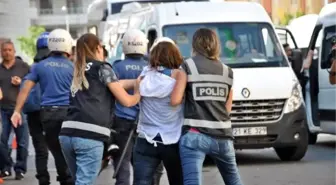 Diyarbakır'da hdp'lilerin izinsiz açıklamasına müdahale