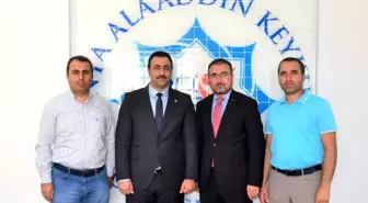 EkoAvrasya yönetiminden Rektör Kalan'a ziyaret