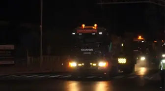 Kilis'ten Suriye'ye zırhlı muharebe aracı sevkiyatı