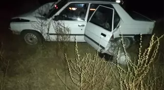 Selendi'de otomobil ile çekici çarpıştı: 2 yaralı