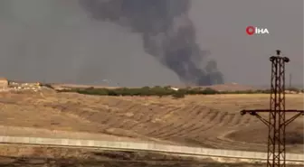 Süleyman Şah türbesinin çevresindeki YPG/PKK hedefleri yoğun ateş altında