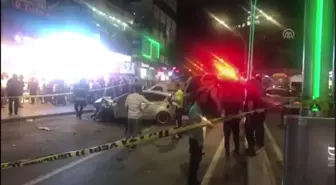Diyarbakır'da otomobil ticari taksiye çarptı: 1 yaralı