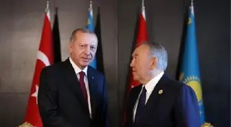 Erdoğan, Kazakistan'ın Kurucu Cumhurbaşkanı Nazarbayev ile görüştü