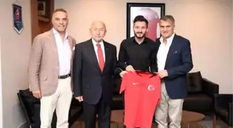 Enver Cenk Şahin'den TFF Başkanı Nihat Özdemir'e ziyaret