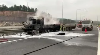 Kuzey Marmara Otoyolu'nda tır kazası