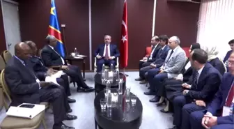 TBMM Başkanı Şentop, Demokratik Kongo Cumhuriyeti Senatosu Birinci Başkanvekili Badibanga ile...