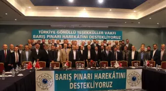 Türkiye Gönüllü Teşekküller Vakfı'ndan Barış Pınarı Harekatı'na destek