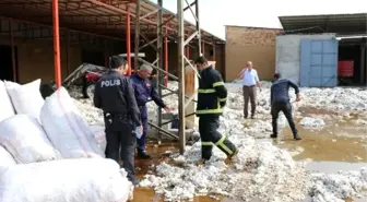 Gaziantep'te çırçır fabrikasında korkutan yangın