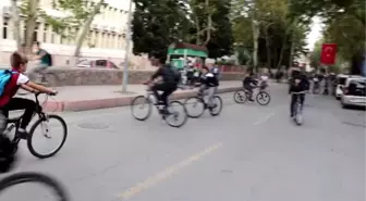 Spora dikkat çekmek için pedal çevirdiler