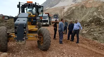 Gündoğmuş yayla yollarında çalışma