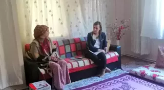 Kaymakam Meral Uçar Arpa'dan aile ziyaretleri