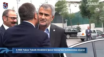 A Milli Takım Teknik Direktörü Şenol Güneş Trabzonspor’u ziyaret etti