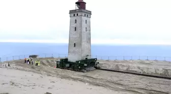 Danimarka'da 120 yıllık deniz feneri karadan yürütülüyor