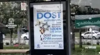 Konya'da 'Yahudi ve Hristiyanları dost edinmeyin' afişi tartışma konusu oldu